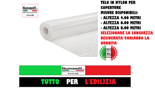 Telo polietilene foglia - polietilene, nylon