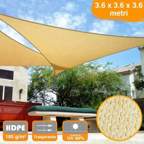 Vela telo parasole 6x3 mt - telo,